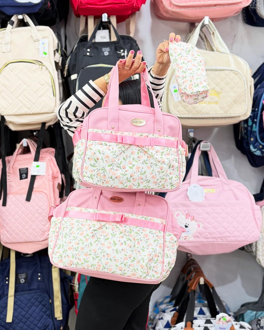 Bulto para bebé, juego de 3 piezas.