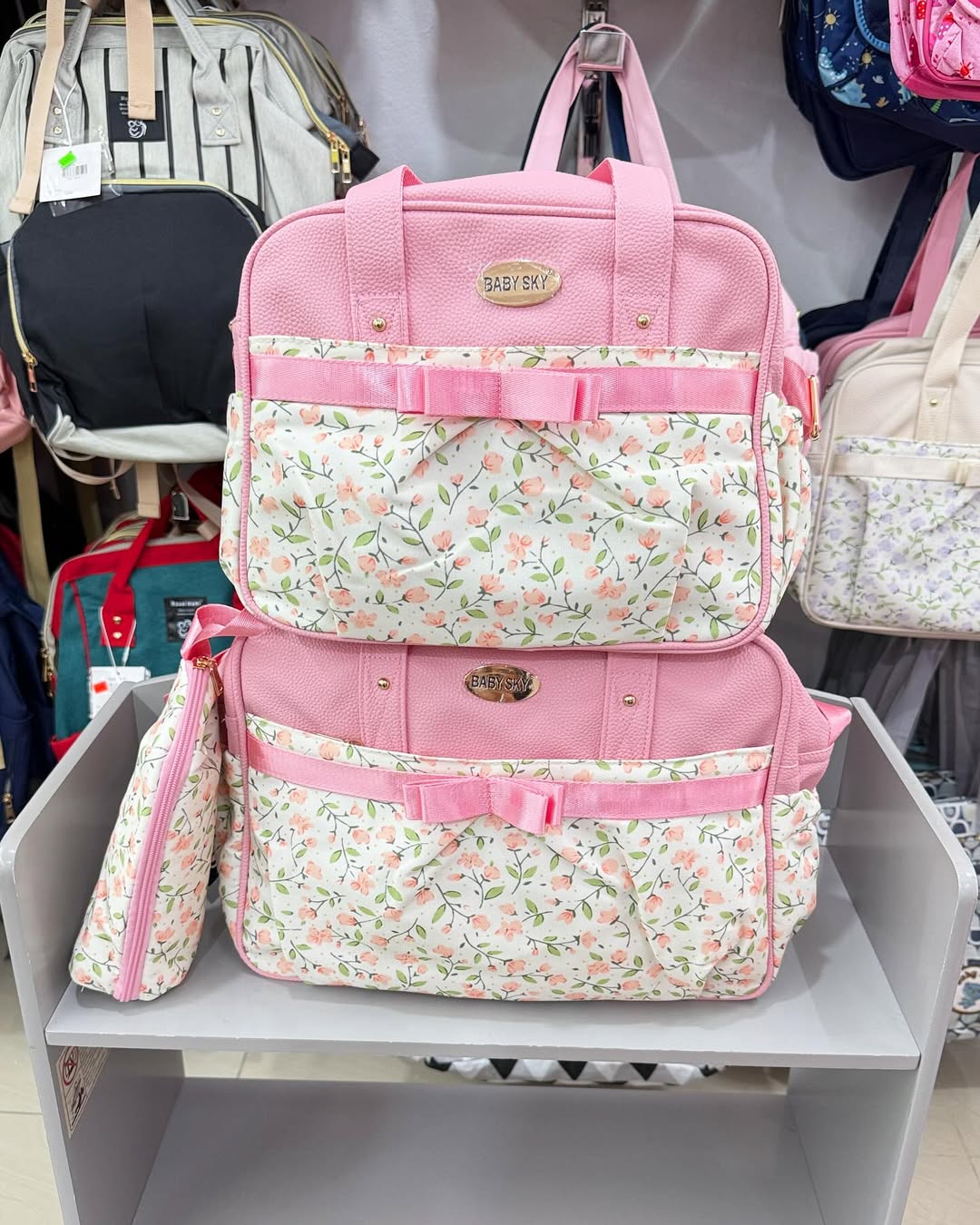 Bulto para bebé, juego de 3 piezas.