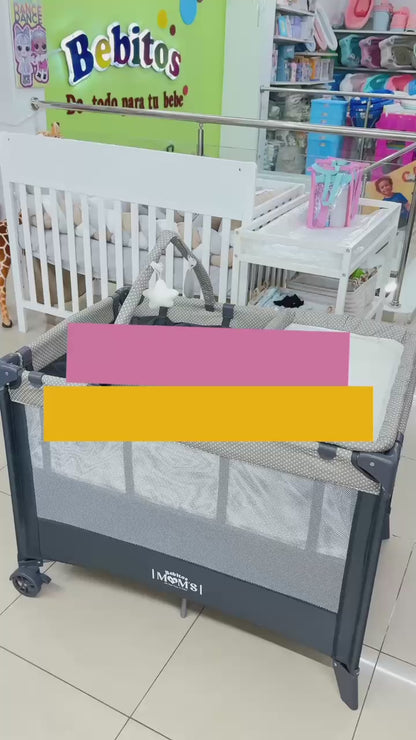 Corral Multifuncional con  malla transpirable